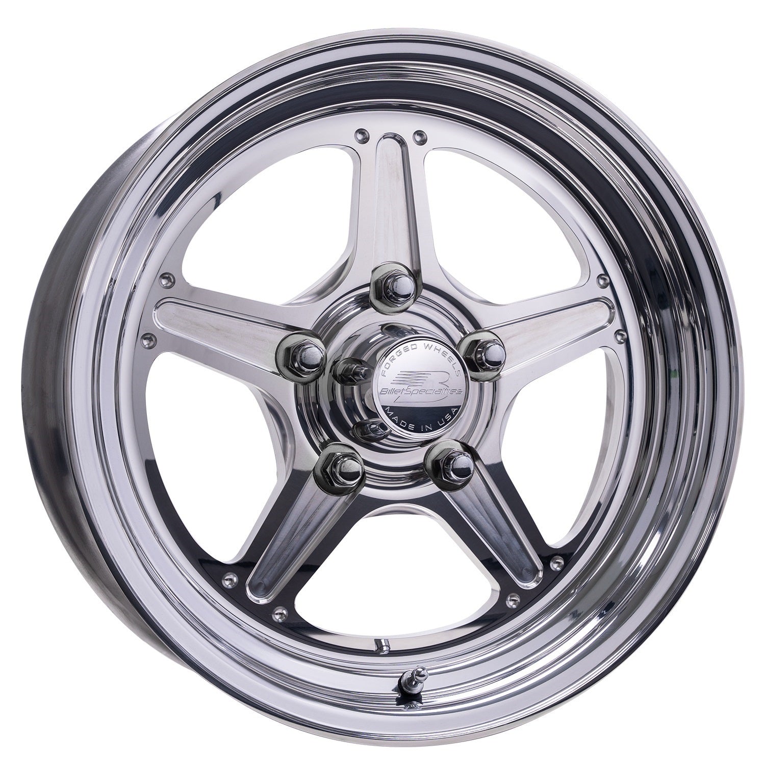 BILLET SPECIALTIES Street Lite Wheel 15X7 4.5 BS 5X4.75 BC BILLET SPECIALTIES