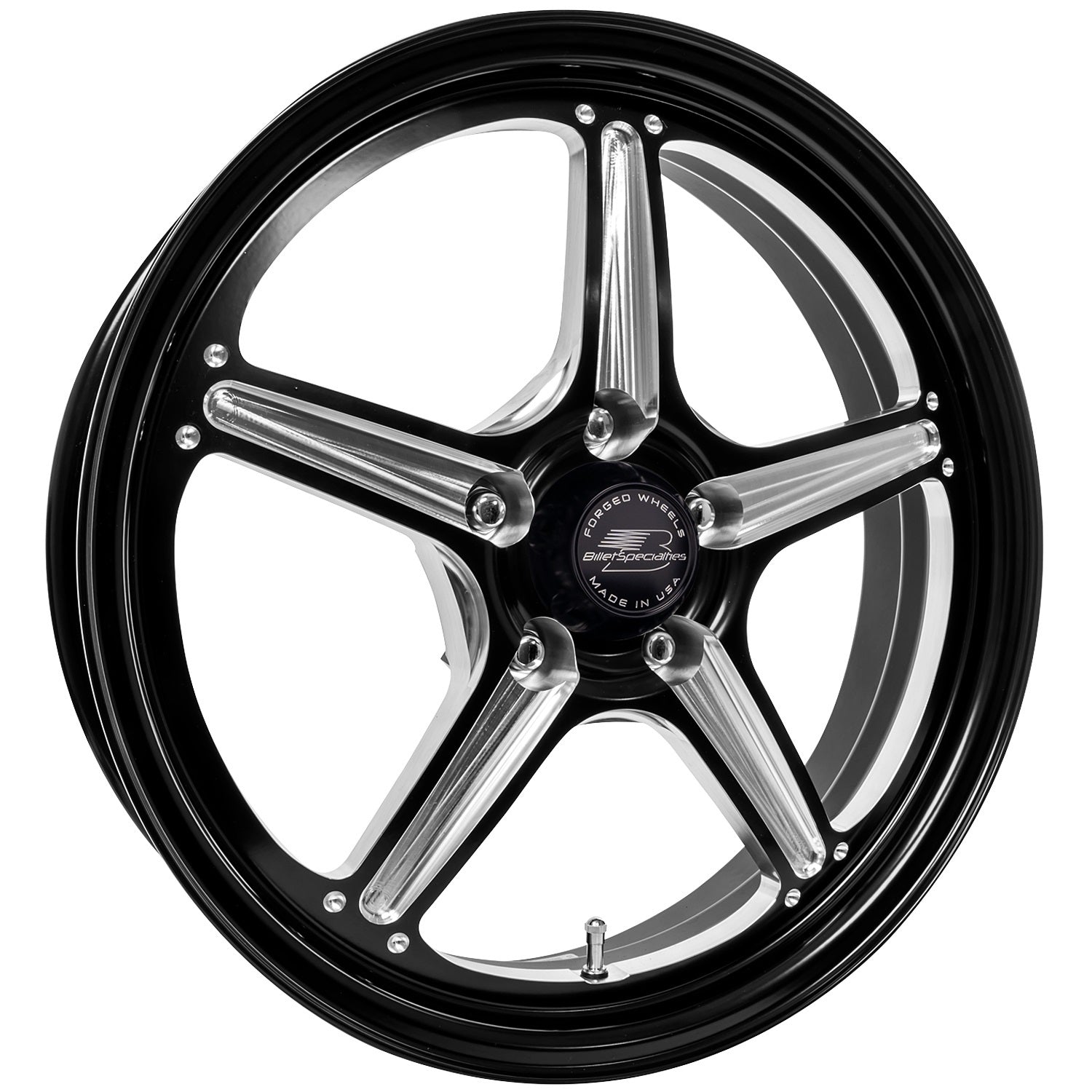 BILLET SPECIALTIES Street Lite Black Wheel 17X4.5 5x4.75 BC 2IN BS BILLET SPECIALTIES