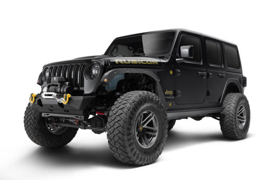 BUSHWACKER 18- Jeep Wrangler JL Tra il Armor Fender Delete BUSHWACKER