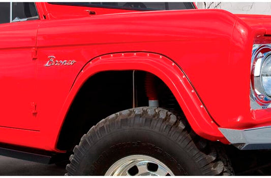 BUSHWACKER 66-77 Ford Bronco Fender Flares Cutout Style 2pcs BUSHWACKER