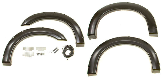 BUSHWACKER 99-07 Ford Super Duty Pocket Style Flares- 4pc BUSHWACKER