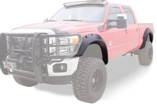 BUSHWACKER 11-16 Ford SUper Duty Cut Out Fender Flares BUSHWACKER