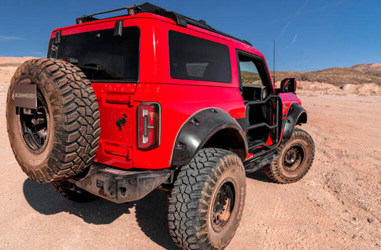 BUSHWACKER 21-   Ford Bronco Pocket Style Fender Flares 4Pcs BUSHWACKER