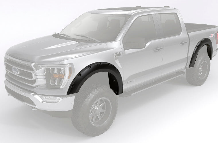 BUSHWACKER 15-17 Ford F150 Forge Fender Flares Black 4Pcs BUSHWACKER