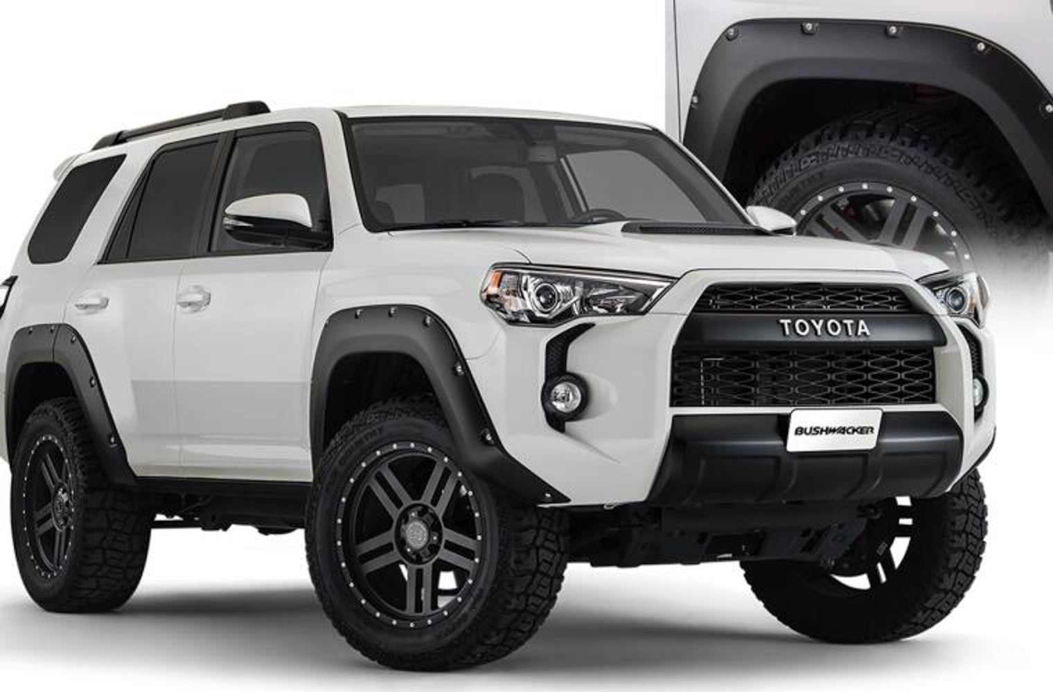 BUSHWACKER Fender Flares Pocket Style 4pcs. BUSHWACKER