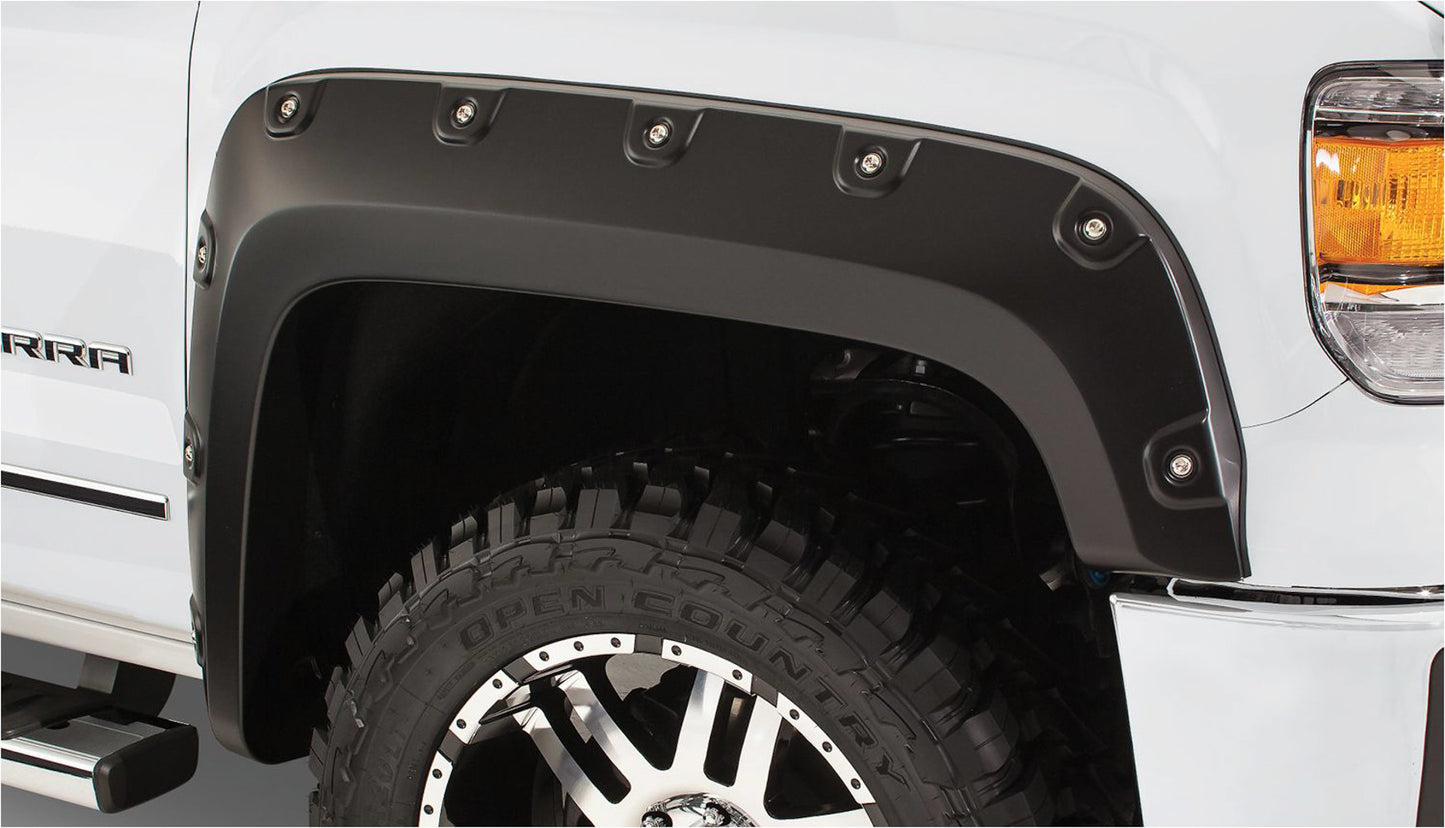 BUSHWACKER 07-   GMC Sierra Pocket Style Flares 4pc BUSHWACKER