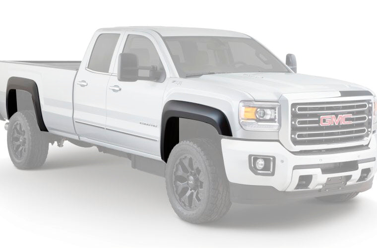 BUSHWACKER 20-   GMC P/U 2500HD Ext end-A-Fender Flares 4Pcs BUSHWACKER