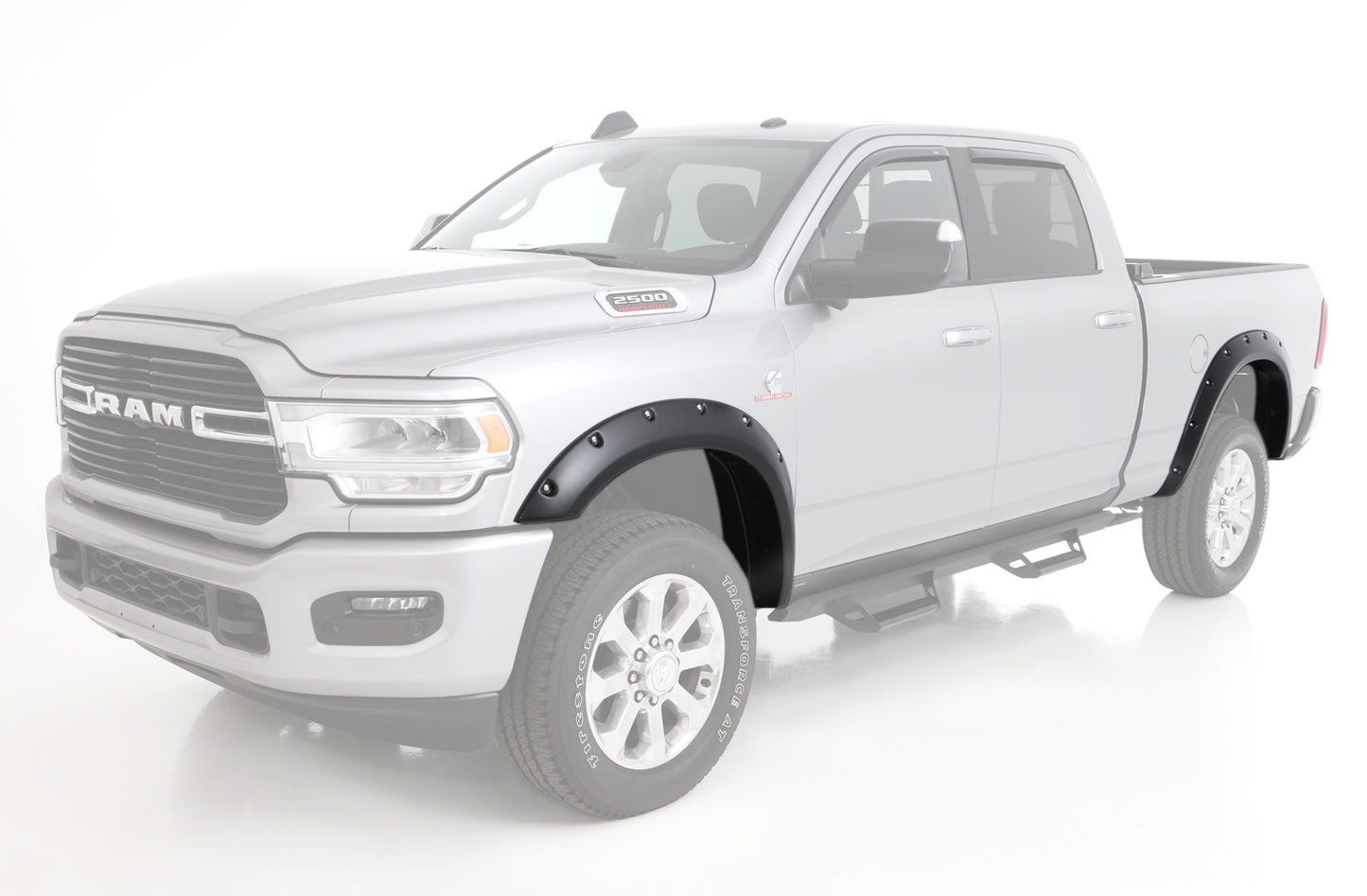 BUSHWACKER 19-   Dodge Ram 2500 Deb ossed Style Flares 4pc. BUSHWACKER