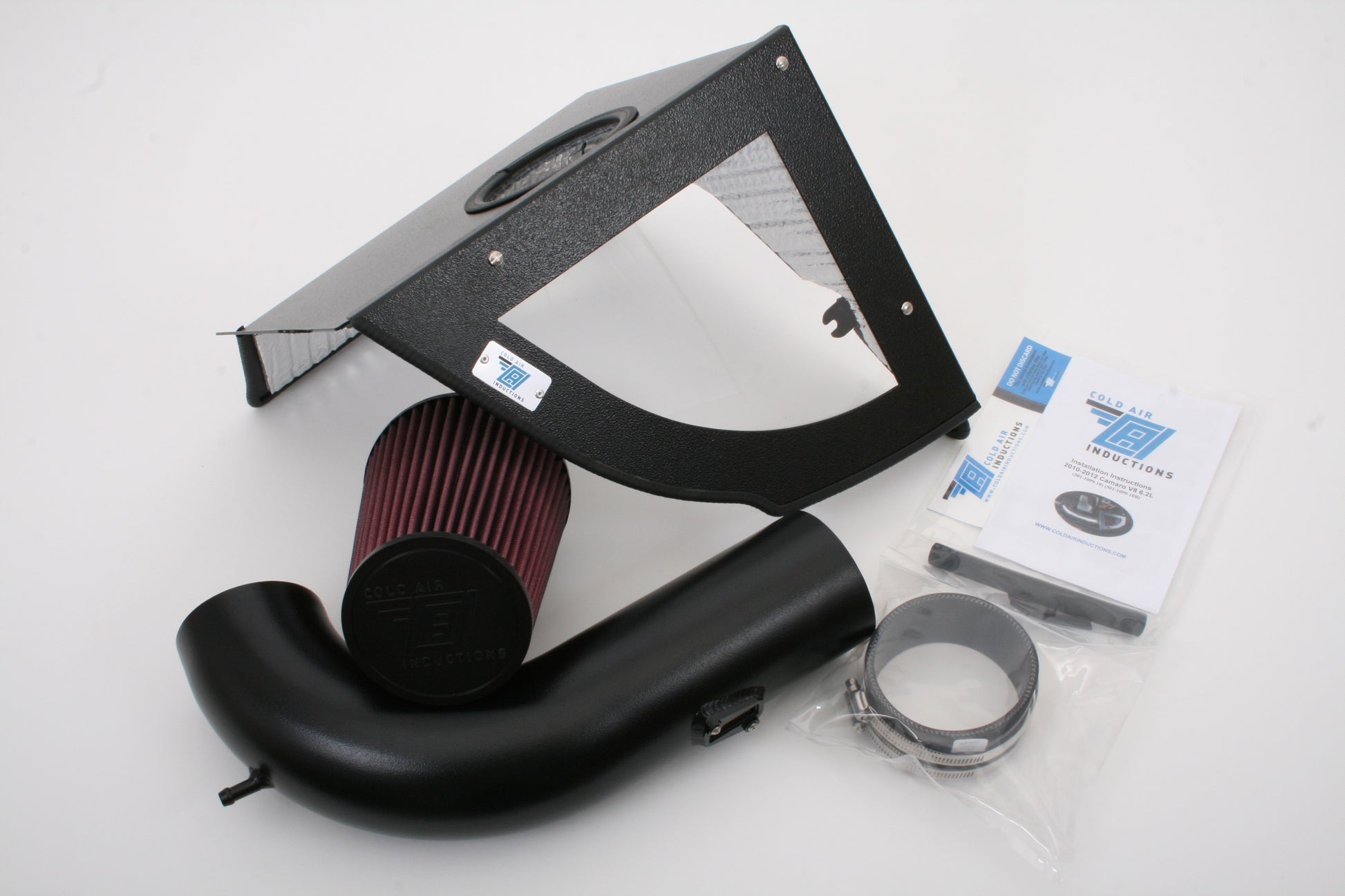 COLD AIR INDUCTIONS Cold Air Intake 10-15 Camaro 6.2L Black COLD AIR INDUCTIONS