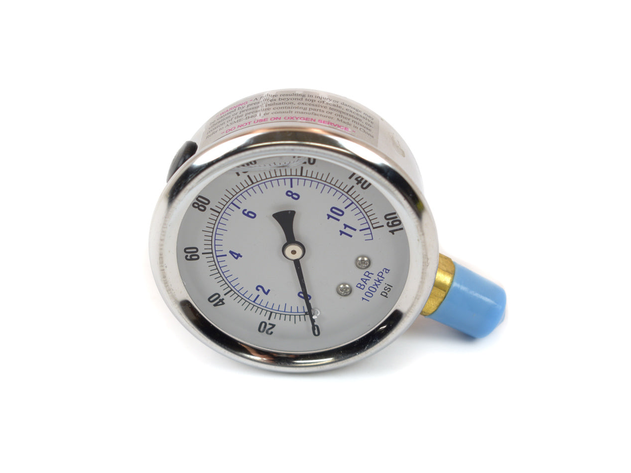 CANTON S/S Accusump Gauge 0-160psi- Liquid Filled CANTON