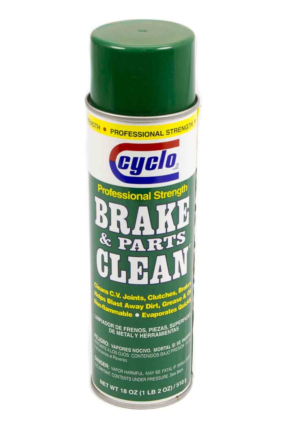 CYCLO 18 Oz. Brake Cleaner Green CYCLO