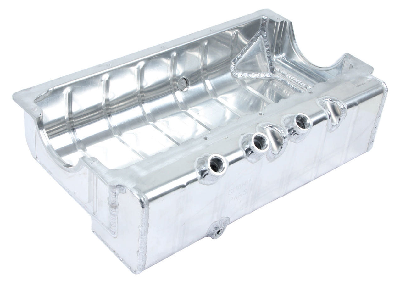 CHAMP PANS SBC Dry Sump Oil Pan w/ Dart Block #12 CHAMP PANS