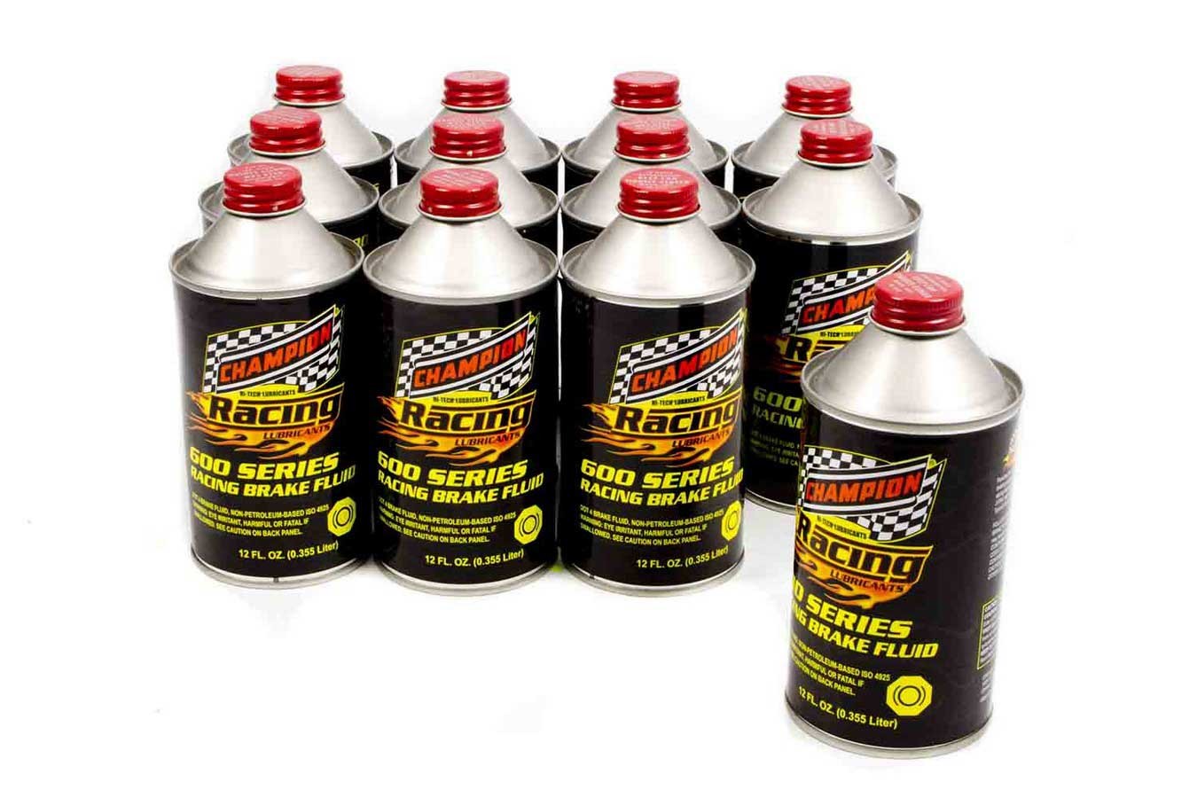 CHAMPION BRAND Racing Brake Fluid DOT 4 12x12 oz. CHAMPION BRAND