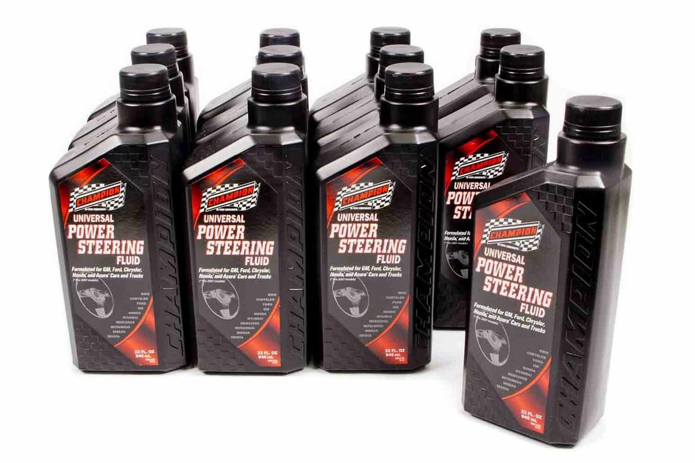 CHAMPION BRAND Power Steering Fluid 12x1Qt CHAMPION BRAND