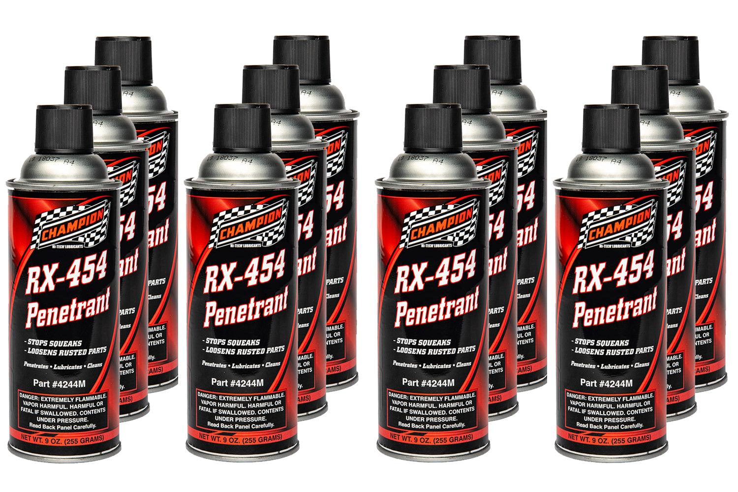 CHAMPION BRAND RX-454 Penetrant Case 12 x 9oz 50 State Formula CHAMPION BRAND