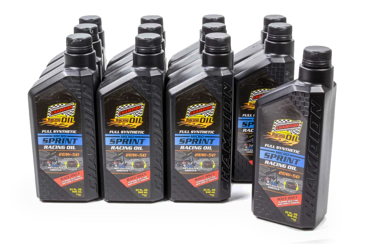 CHAMPION BRAND Micro Sprint Oil 20w50 Case 12 x 1 Quart CHAMPION BRAND