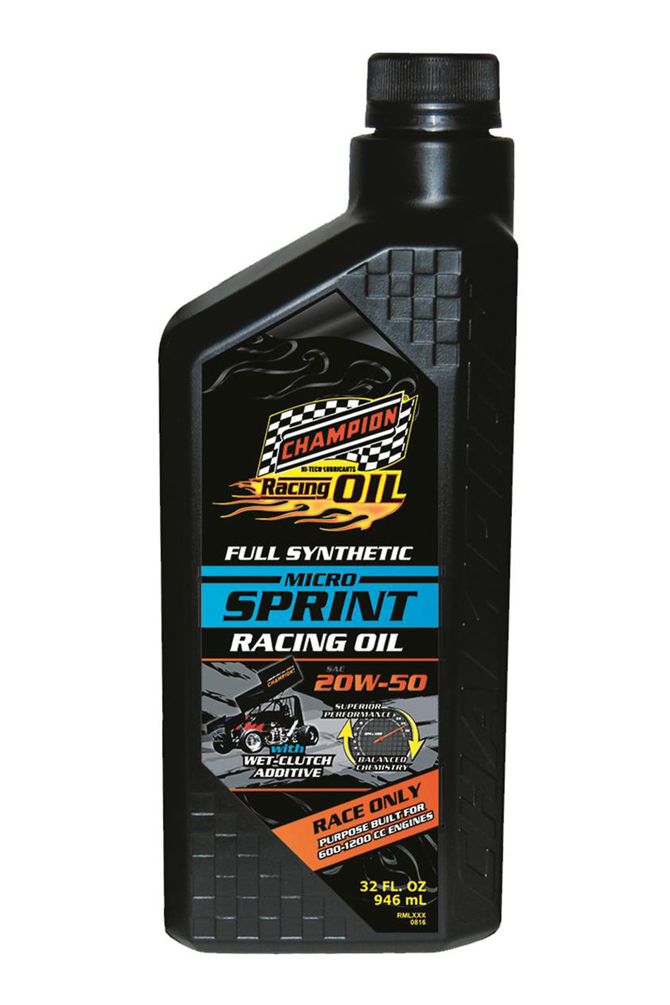 CHAMPION BRAND Micro Sprint Oil 20w50 1 Quart CHAMPION BRAND