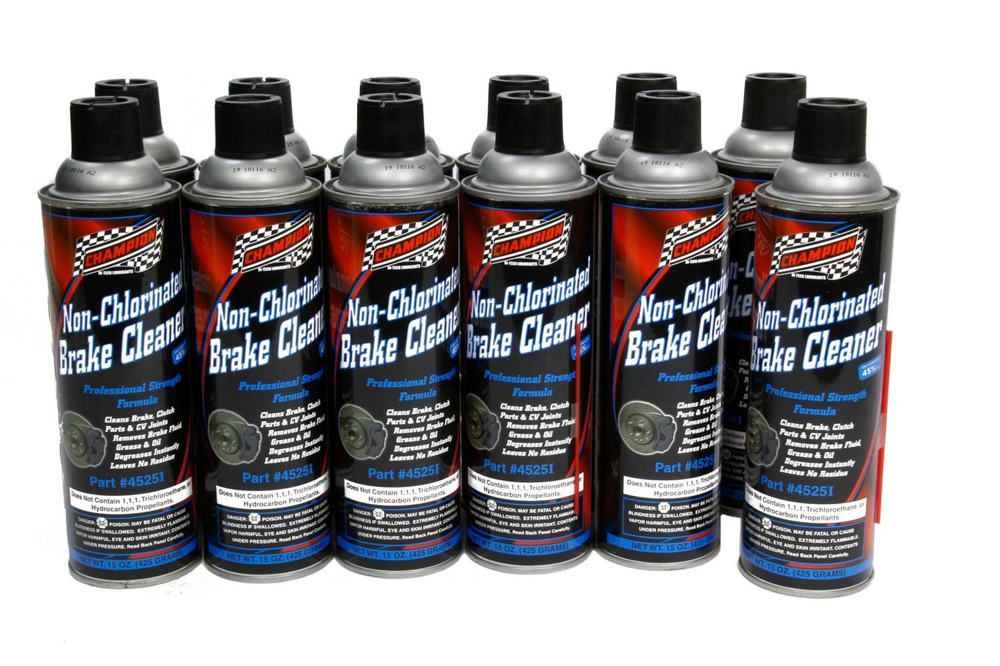 CHAMPION BRAND Brake Cleaner Non-Chlori nated 12x15oz. CHAMPION BRAND