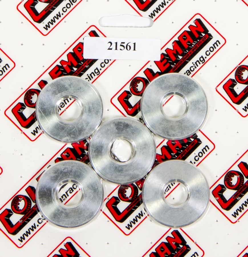 COLEMAN RACING PRODUCTS Screw On Wide 5 Wheel Spacer 1/4in- 5 pack COLEMAN RACING PRODUCTS