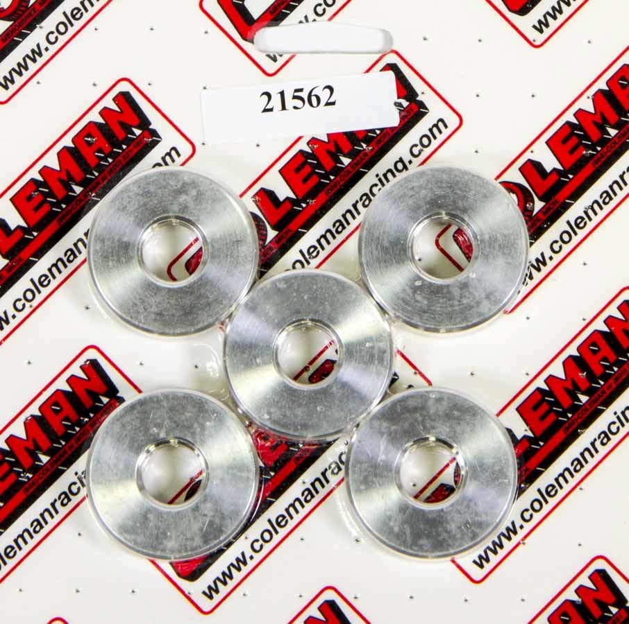 COLEMAN RACING PRODUCTS Screw On Wide 5 Wheel Spacer 1/2in- 5 pack COLEMAN RACING PRODUCTS