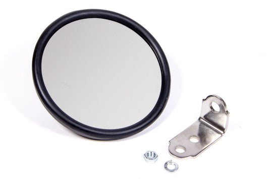 COLEMAN RACING PRODUCTS Round Mirror W/ L Brkt COLEMAN RACING PRODUCTS