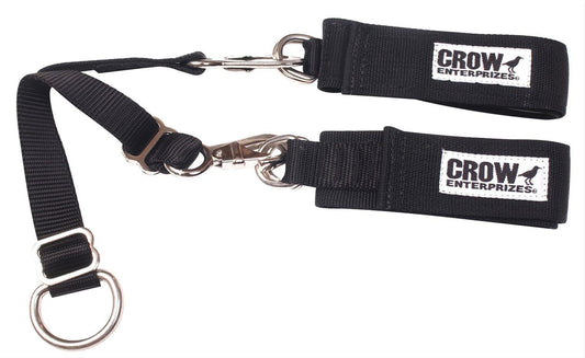 CROW SAFETY GEAR Arm Restraints 2in Nylon Black Attaches On Arm CROW SAFETY GEAR