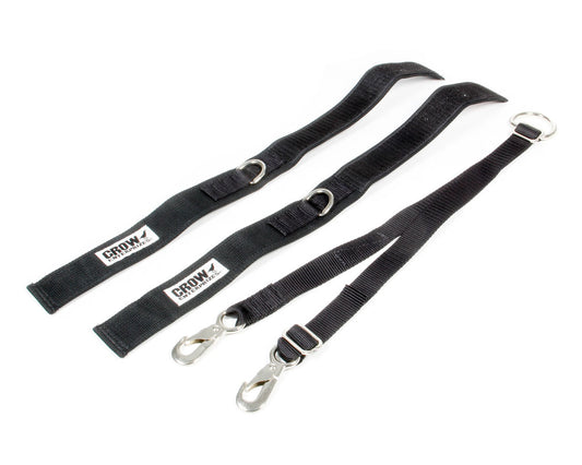 CROW SAFETY GEAR Black 2in Arm Restraint CROW SAFETY GEAR