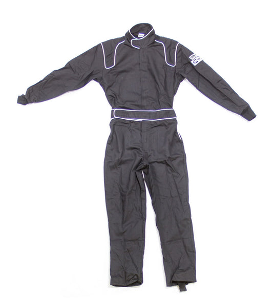 CROW SAFETY GEAR Driving Suit Junior BK Proban Small 1-Piece CROW SAFETY GEAR