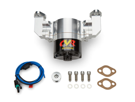 CVR PERFORMANCE SBC Billet Alum Electric Water Pump Clear CVR PERFORMANCE