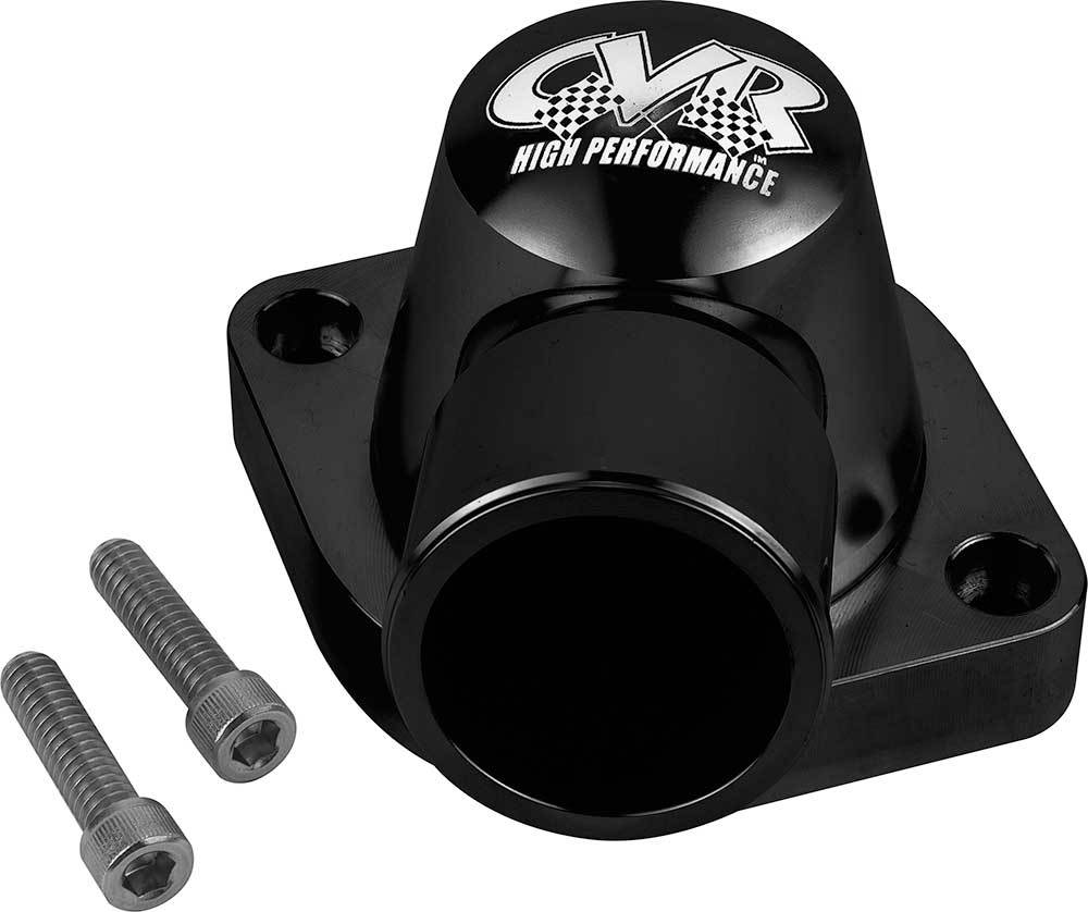 CVR PERFORMANCE Thermostat Housing GM LS w/ 1-1/2 - Black CVR PERFORMANCE