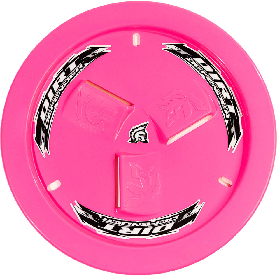 DIRT DEFENDER RACING PRODUCTS Wheel Cover Neon Pink Vented DIRT DEFENDER RACING PRODUCTS