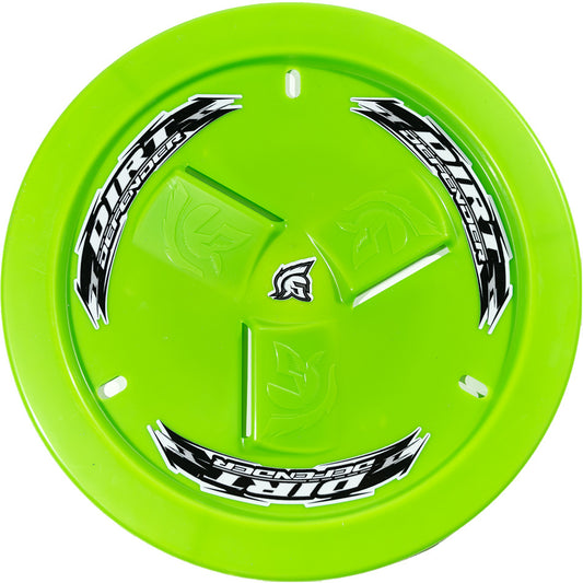 DIRT DEFENDER RACING PRODUCTS Wheel Cover Neon Green Vented DIRT DEFENDER RACING PRODUCTS