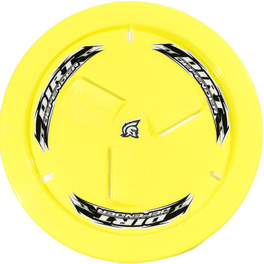 DIRT DEFENDER RACING PRODUCTS Wheel Cover Neon Yellow Vented DIRT DEFENDER RACING PRODUCTS