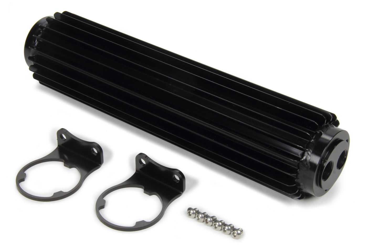 DERALE Dual-Pass Heat Sink Cool er  12in Black Anodized DERALE