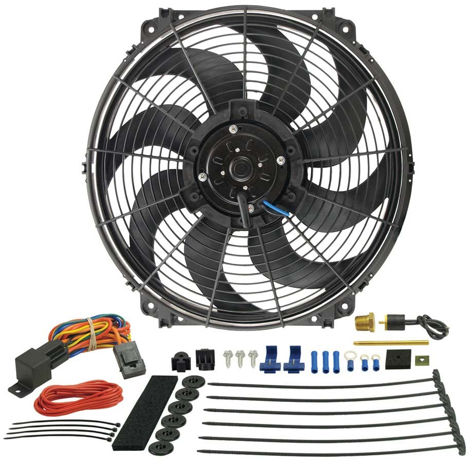 DERALE 16in Tornado Fan and Thermostat Kit DERALE