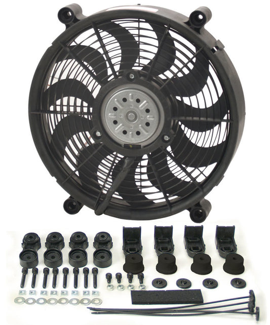 DERALE 14in High Output RAD Fan Single DERALE