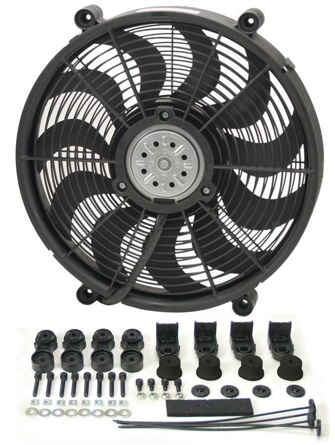 DERALE 17in High Output RAD Fan Single DERALE