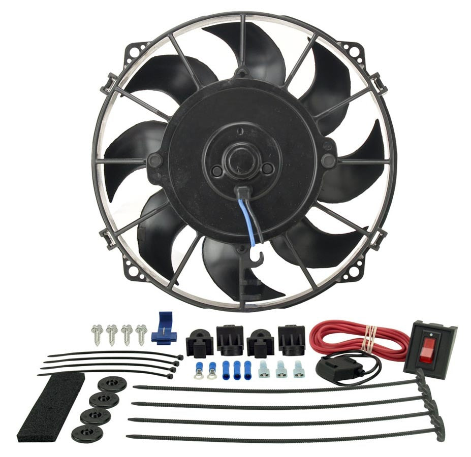 DERALE 8in Tornado Electric Fan Premium Kit DERALE