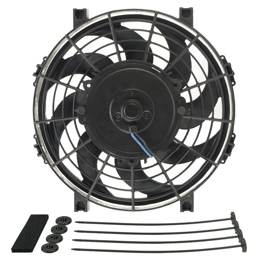 DERALE 9in Tornado Electric Fan w/Standard  Mounting Kit DERALE