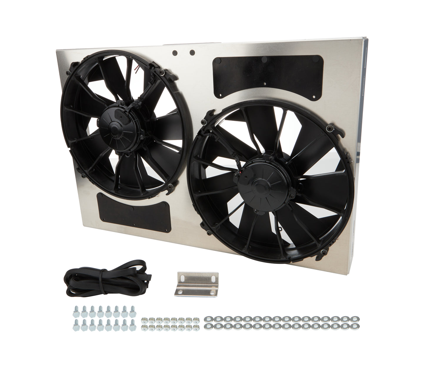 DERALE Dual RAD Fan w/Alum Shroud Assembly DERALE