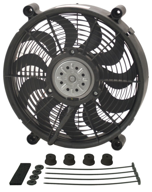 DERALE 14in High Output Electrc Fan Std Kit DERALE