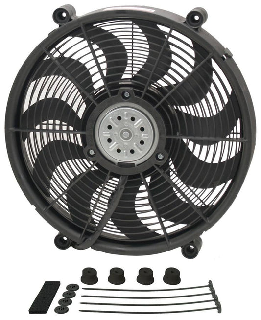 DERALE 17in High Output Electrc Fan Std Kit DERALE