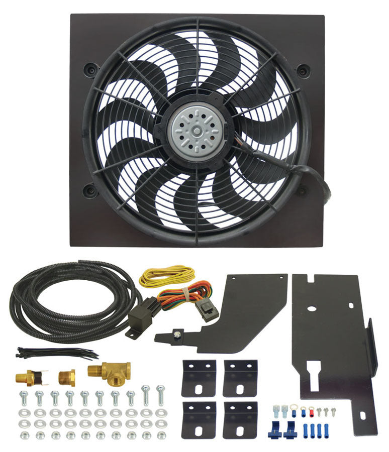 DERALE 86-06 Wrangler Electric Fan Kit DERALE