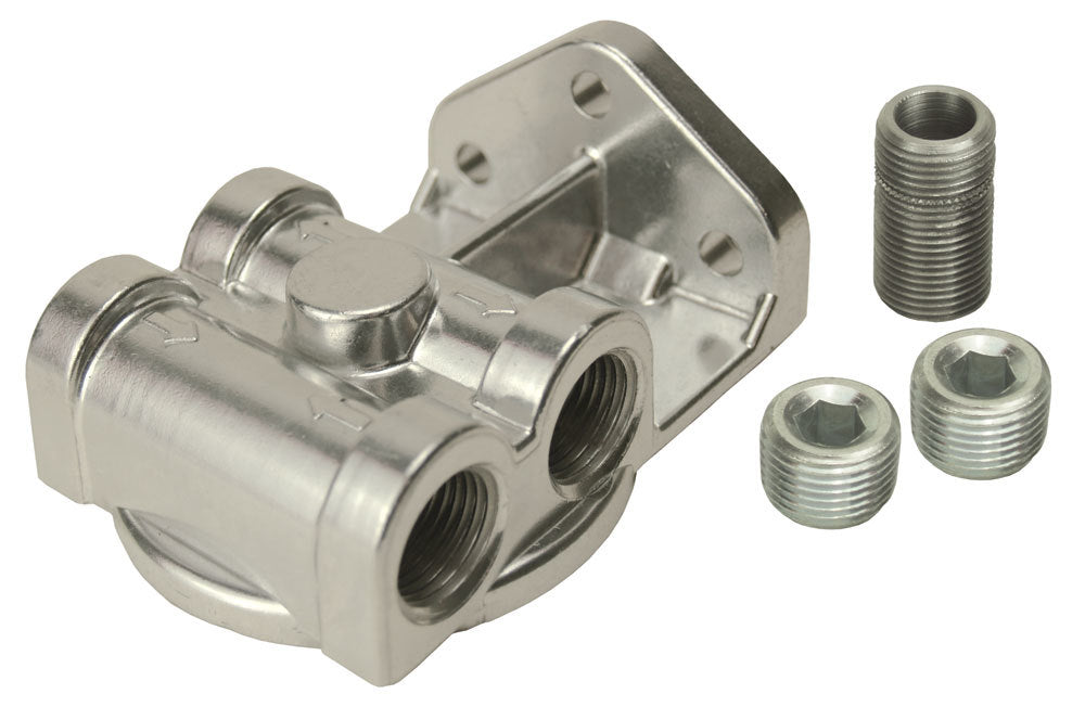 DERALE Side-Ports Filter Mount 1/2in NPT DERALE