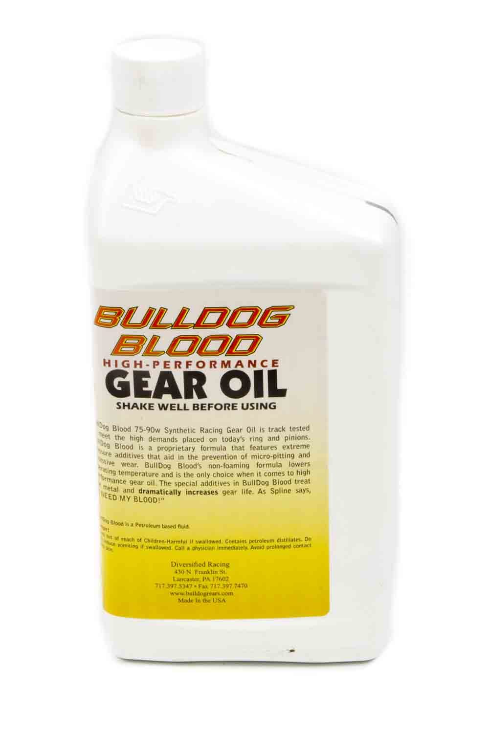 DIVERSIFIED MACHINE Rearend Lube 1qt BULLDOG DIVERSIFIED MACHINE