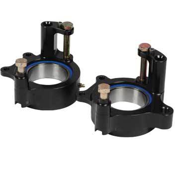 DIVERSIFIED MACHINE Small Double Bearing Birdcage Set Black DIVERSIFIED MACHINE