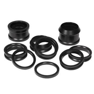 DIVERSIFIED MACHINE Alum Spacer Kit Black DIVERSIFIED MACHINE