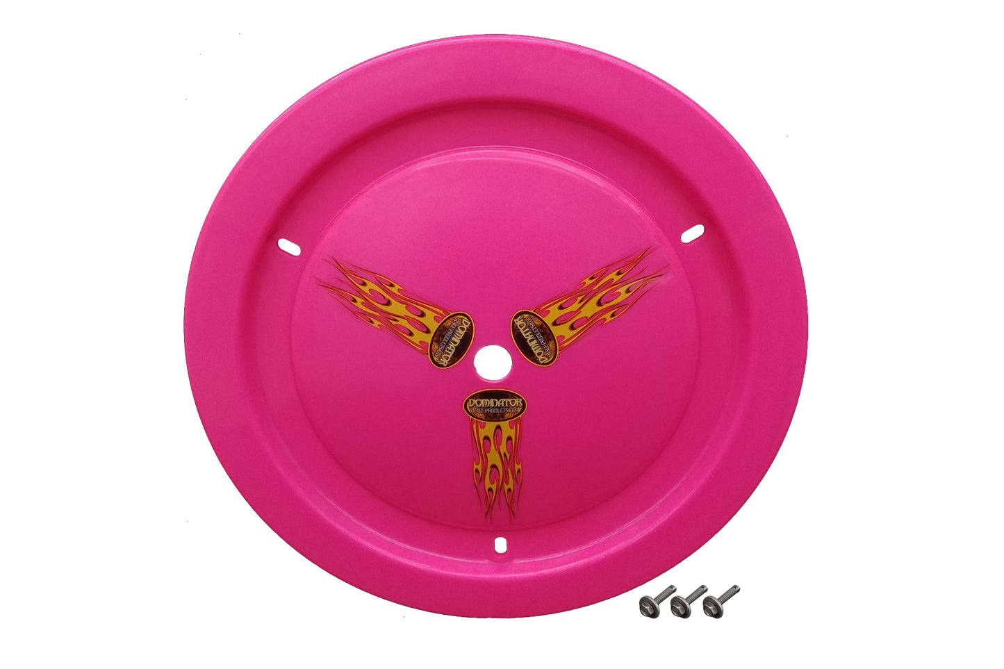 DOMINATOR RACE PRODUCTS Wheel Cover Bolt-On Pink Real Style DOMINATOR RACE PRODUCTS