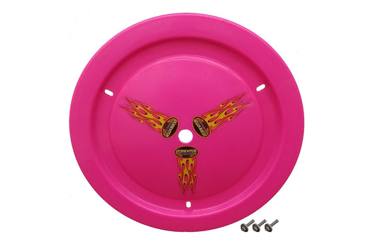 DOMINATOR RACE PRODUCTS Wheel Cover Bolt-On Pink Real Style DOMINATOR RACE PRODUCTS