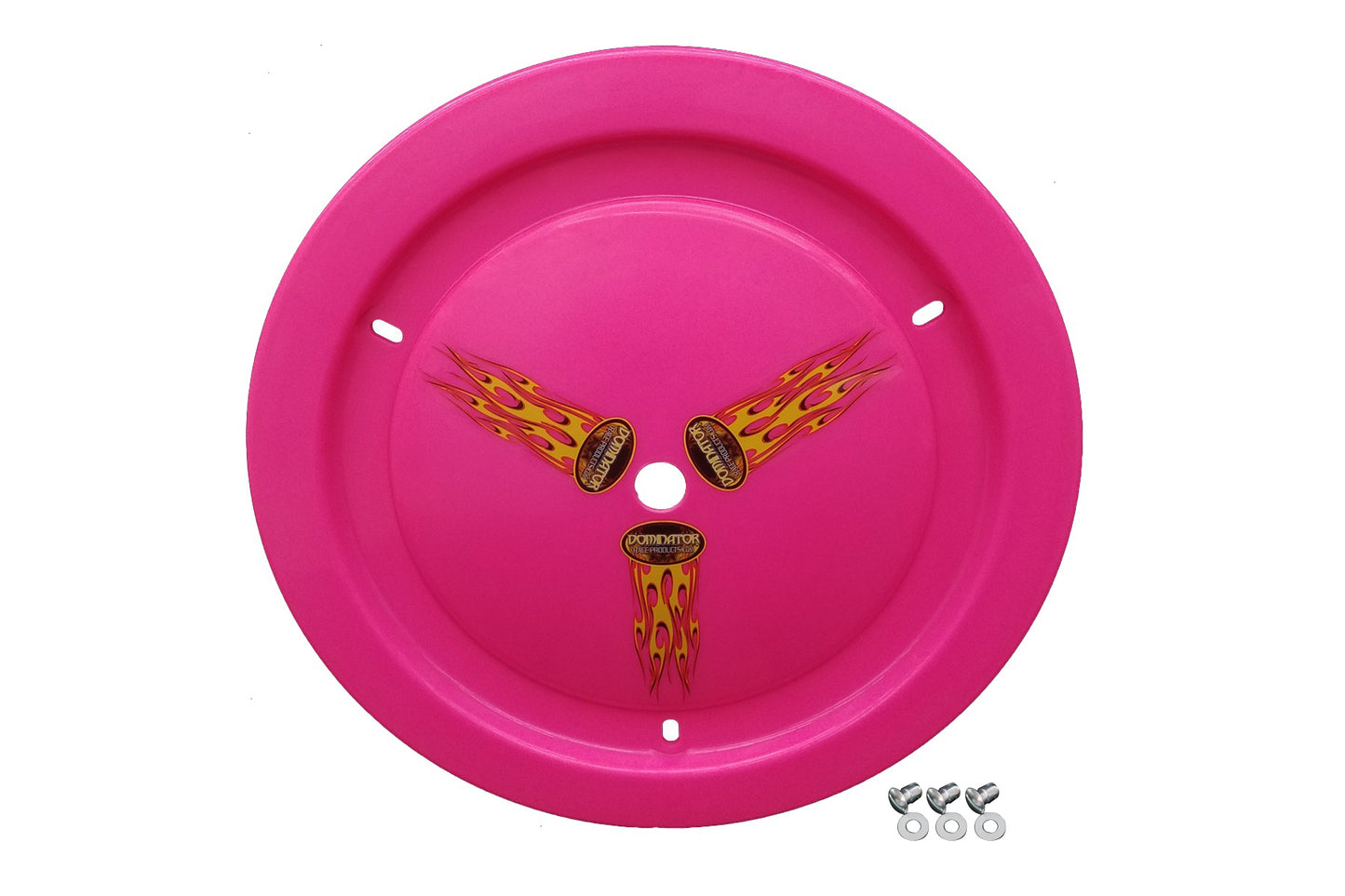 DOMINATOR RACE PRODUCTS Wheel Cover Dzus-On Pink Real Style DOMINATOR RACE PRODUCTS